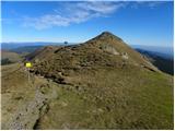 Parkirišče pod prelazom Weinebene - Seespitz (Golica/Koralpe)